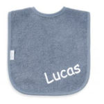 Slabje met naam - grey/blue